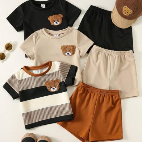 Ensemble bébé unisexe T-shirt à manches courtes et short